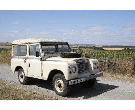 A 1983 LAND ROVER SERIES 3 SHORT WHEEL BASERegistration Number: GYB144YChassis/Frame Number: SALLBAAH1AA181626Engine Number: 