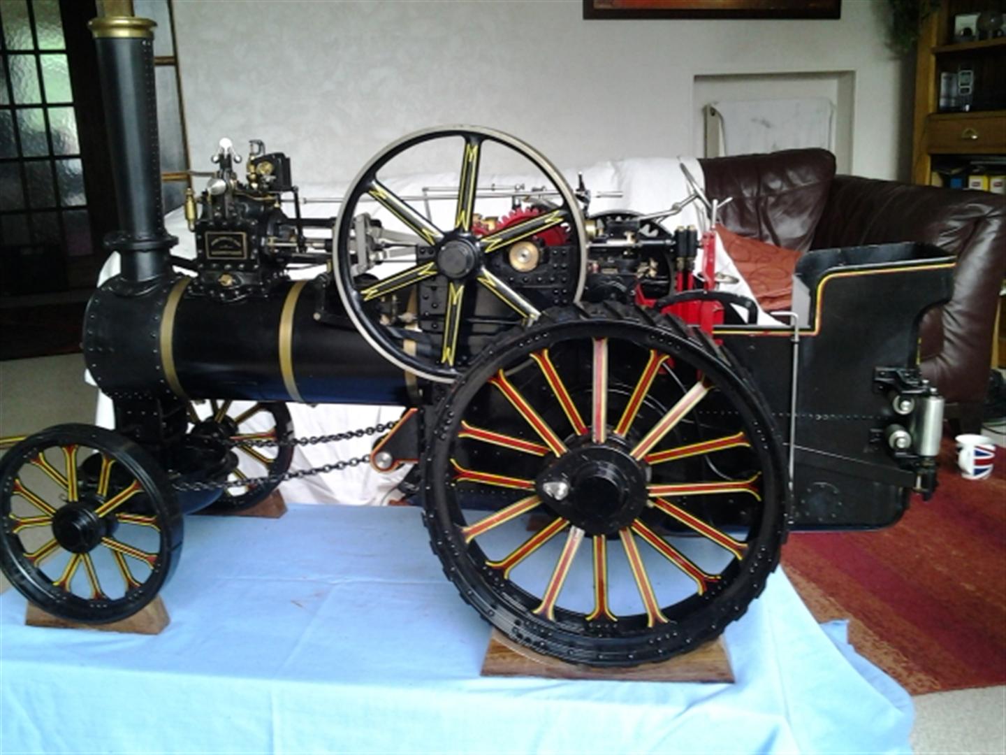 Fowler 2 inch single cylinder live steam model traction engine