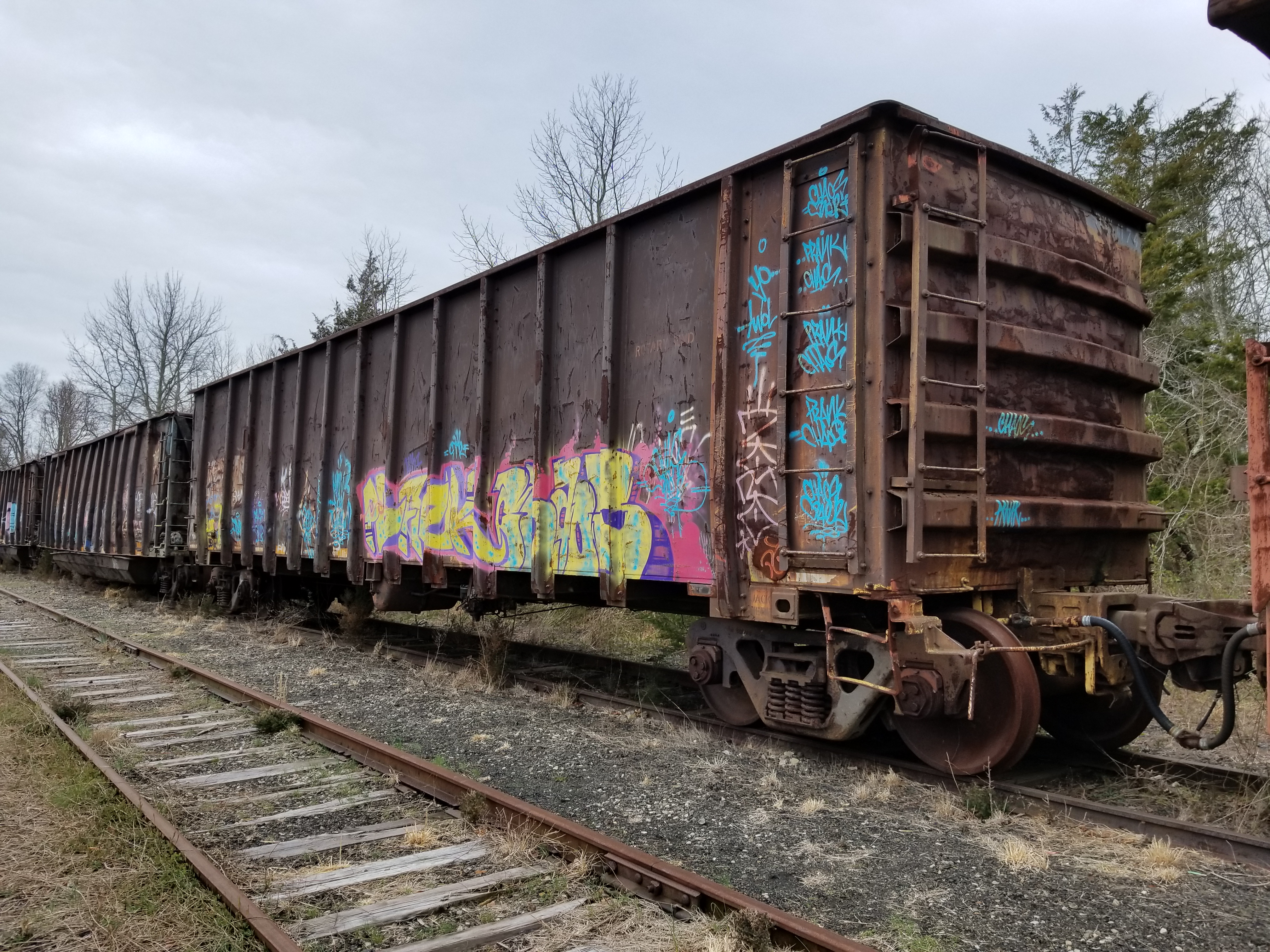 LOT 7 (X 5) HIGHSIDED GONDOLA RAIL CARS (CAPE MAY, NJ) (71) SRXX