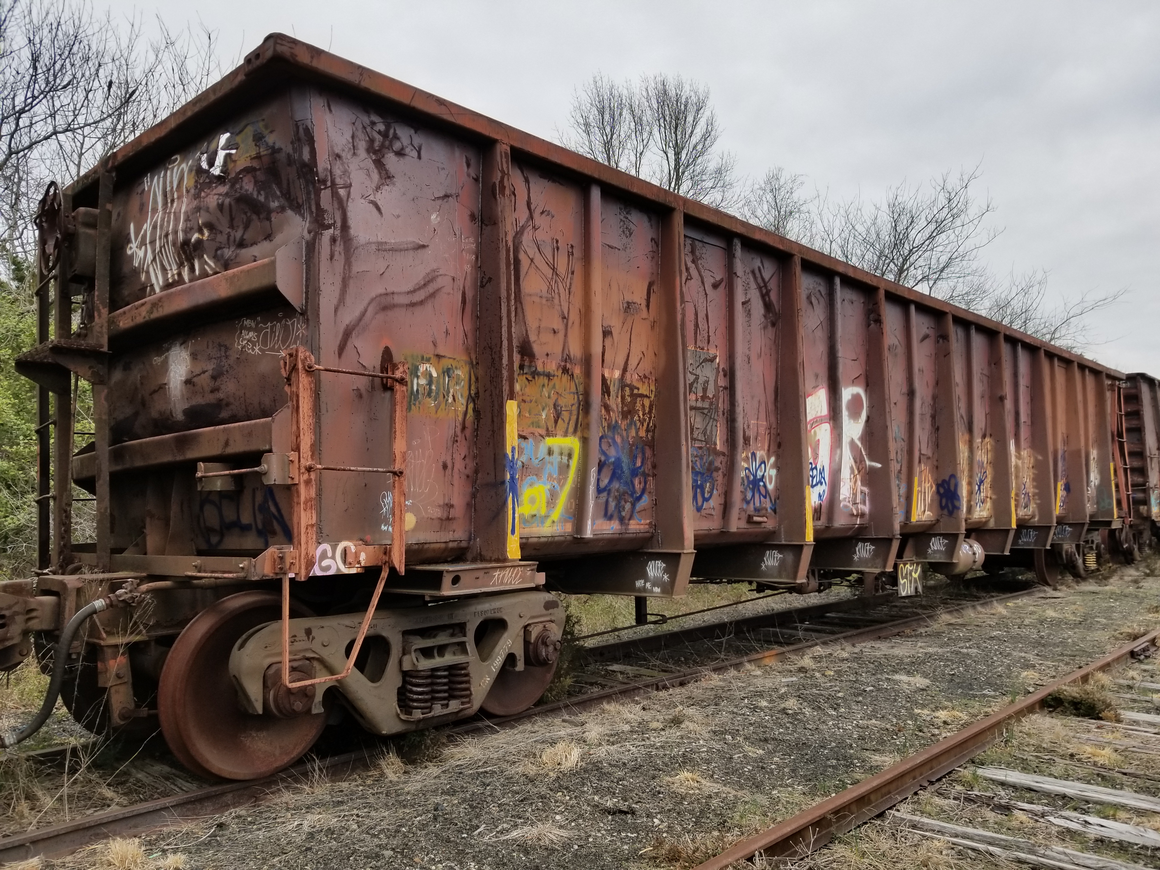 LOT 7 (X 5) HIGHSIDED GONDOLA RAIL CARS (CAPE MAY, NJ) (71) SRXX