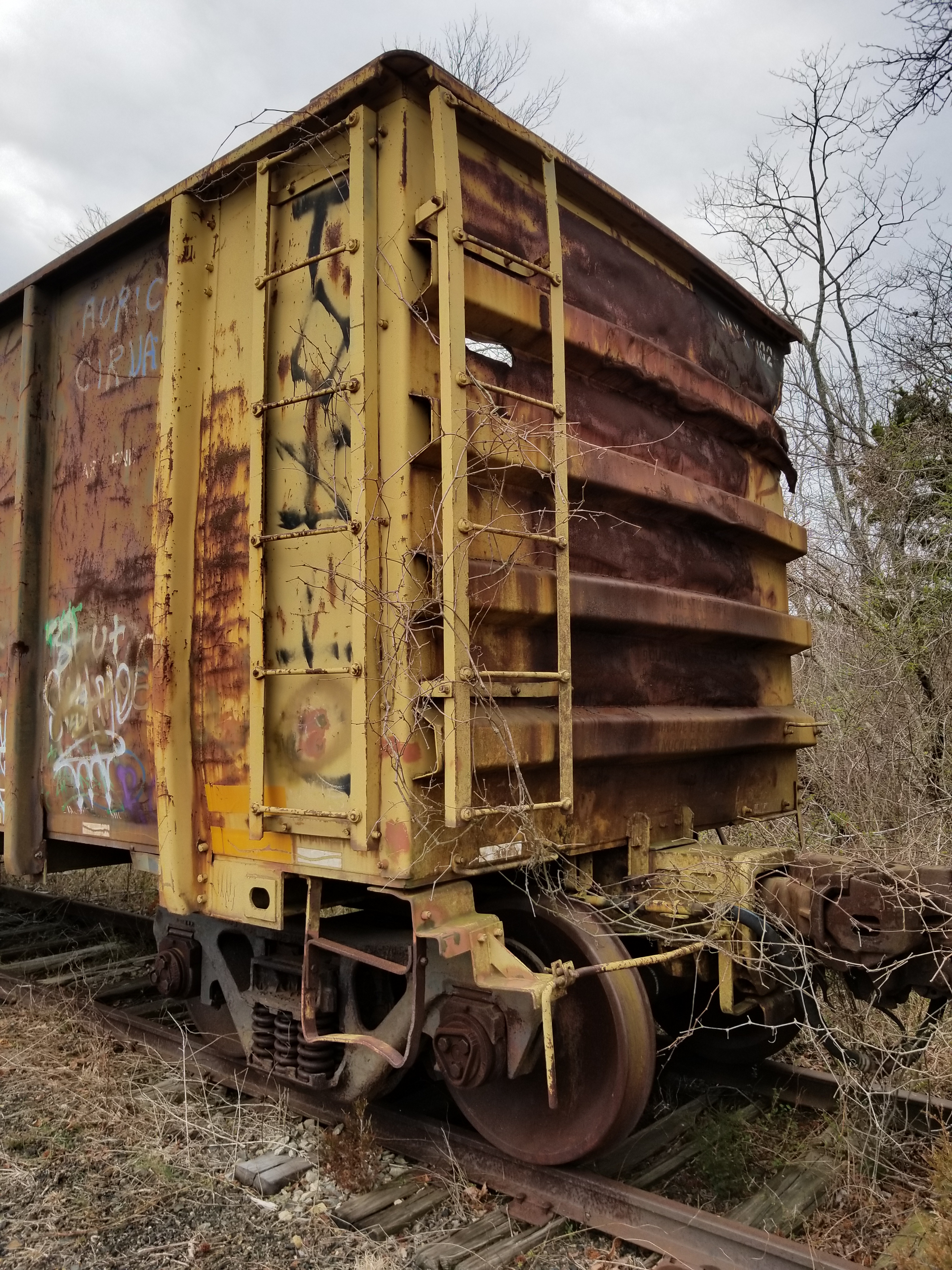 LOT 6 (X 4) HIGHSIDED GONDOLA RAIL CARS (CAPE MAY, NJ) (61) SRXX