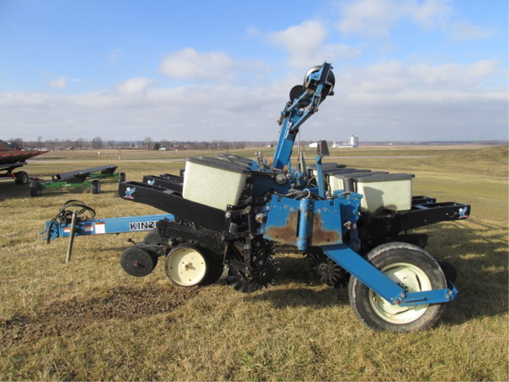 Kinze 2200 12 Row Manual Fold, No-Till Planter with yetter row cleaners