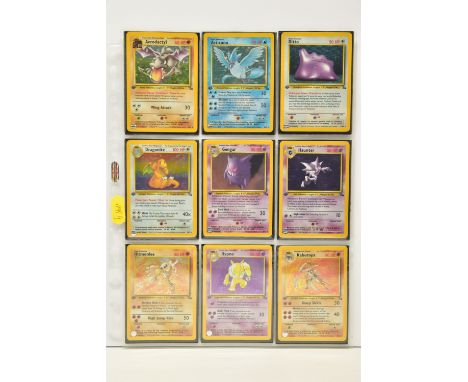 COMPLETE POKEMON FOSSIL FIRST EDITION SET, all cards are present, genuine and are all in near mint to mint condition, all car