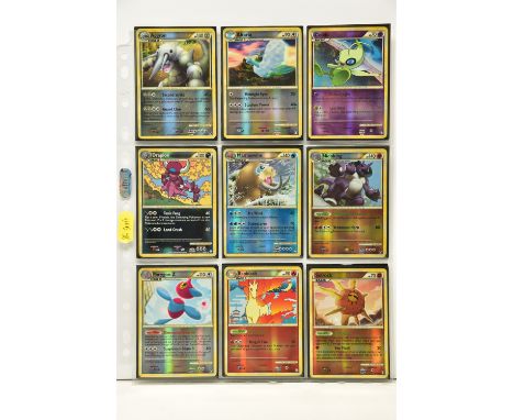 COMPLETE POKEMON TRIUMPHANT REVERSE HOLO SET, all cards are present (cards 91-102 and the alph lithograph don't have reverse 