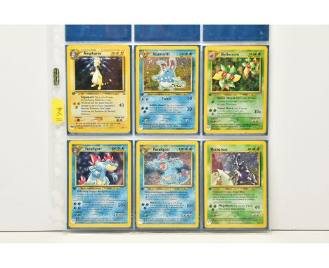 COMPLETE POKEMON NEO GENESIS FIRST EDITION SET, all cards are present, genuine and are all in near mint to mint condition, al