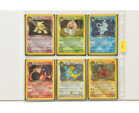 COMPLETE POKEMON TEAM ROCKET SET, all cards are present (including Dark Raichu 83/82), genuine and are all in excellent to mi