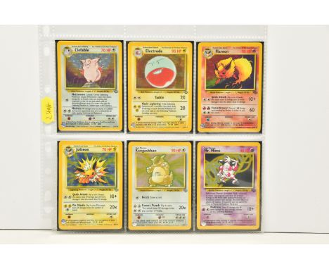 COMPLETE POKEMON JUNGLE SET, all cards are present, genuine and are all in near mint to mint condition, no cards are first ed