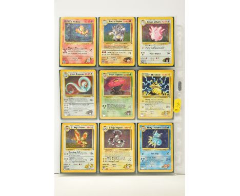 COMPLETE POKEMON GYM HEROES SET, all cards are present, genuine and are all in excellent to mint condition, no cards are firs