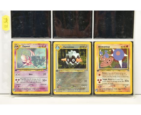 COMPLETE POKEMON NEO DISCOVERY FIRST EDITION SET, all cards are present, genuine and are all in near mint to mint condition, 