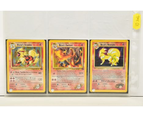 COMPLETE POKEMON GYM CHALLENGE SET, all cards are present, genuine and are all in near mint to mint condition, no cards in th