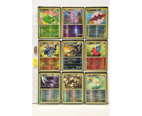 COMPLETE POKEMON UNDAUNTED REVERSE HOLO SET, all cards are present (cards 81-90 and the Alph Lithograph card don’t have rever