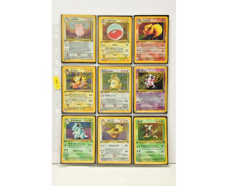 COMPLETE POKEMON JUNGLE FIRST EDITION SET, all cards are present, genuine and are all in excellent to mint condition, all car