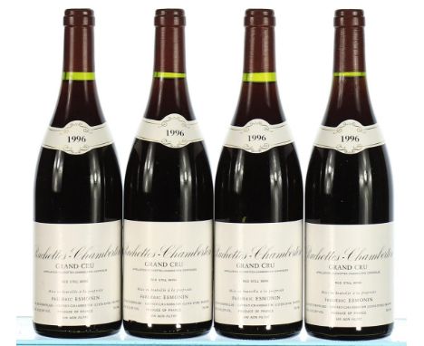 1996 Frederic Esmonin, Ruchottes-Chambertin Grand Cru, Ruchottes Chambertin 4x75cl  Part of the personal collection of a reti