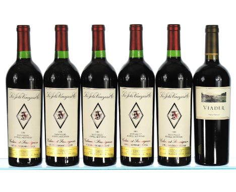 1991 La Jota Vineyard, 10th Anniversary Cabernet Sauvignon, Howell Mountain 5x75cl 1994 Viader, V, Napa Valley 1x75clTotal 6x
