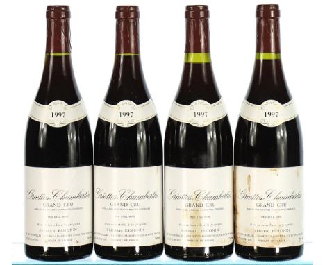 1997 Frederic Esmonin, Griotte-Chambertin Grand Cru 4x75cl  2 labels slightly stained.  Part of the personal collection of a 