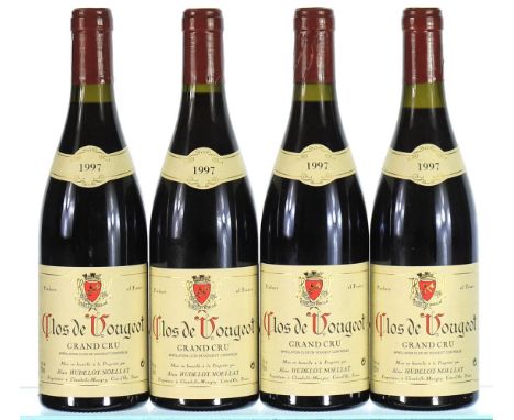 1997 Alain Hudelot-Noellat, Clos de Vougeot Grand Cru 4x75clPart of the personal collection of a retired wine merchant and st