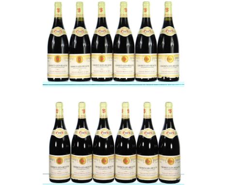 1998 Tollot Beaut, Chorey-les-Beaune OCC 12x75cl  Labels slightly damaged at bottom edge.  Part of the personal collection of