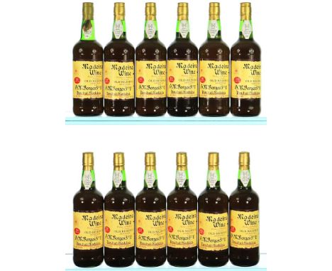 Borges, Sercial Old Reserve 10 YO Madeira OCC 12x75cl  1 VTS.  Part of the personal collection of a retired wine merchant and