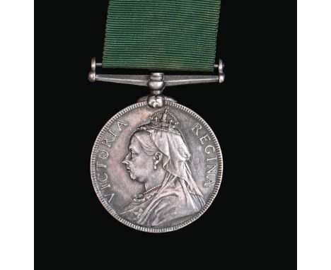 Volunteer Long Service Medal, Victoria 1st Type 5472 Sgt R H Turton 1st Nottingham V.R.C. 