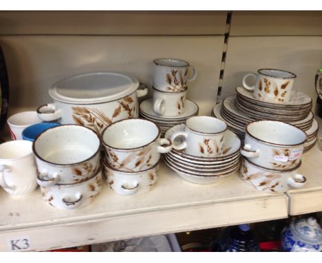 MIDWINTER WILD OATS DINNER WARE APPROX 44 PIECES.  K3