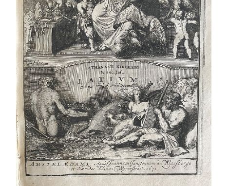 Anastasius Kircher, Latium, Amsterdam 1671. / Latium is a 1669 work by the Jesuit scholar Athanasius Kircher. It was dedicate