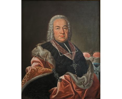 Franken, 18. Jh., Portrait Carl Philipp Reichsfreiherr von Greiffenclau zu Vollraths, von 1749 bis 1754 Fürstbischof von Würz