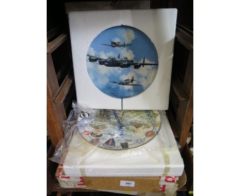 A Royal Worcester plate commemorating the 50th Anniversary of the D-Day Landings, for Peter Jones Ltd, limited to 2000, 27 cm