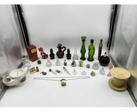 Collection of Antique and Vintage Perfume Bottles.