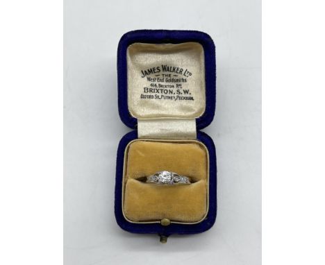 0.25ct Platinum Diamond Ring. 