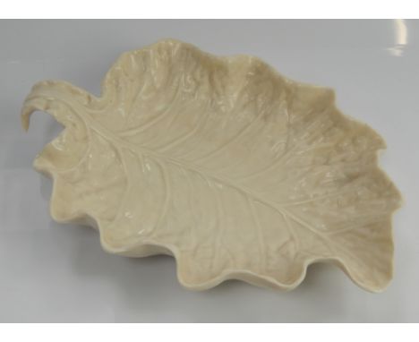 A Royal Worcester leaf moulded dish, 30cm.