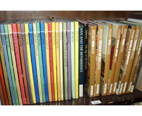 Another shelf of mixed general art reference books, to include a part of the Great Artist Collection set, and Great Museums o