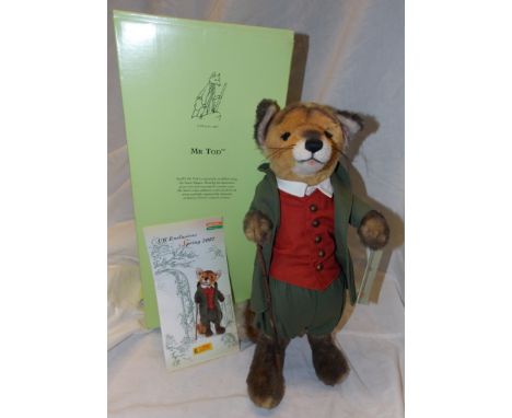 BOXED STEIFF BEAR MR TOD 00462 WITH CERTIFICATE