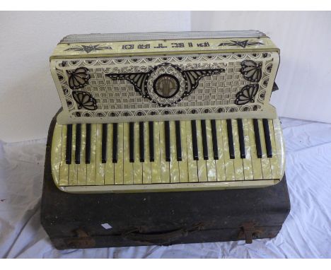 A Pietro Italia accordion and case 