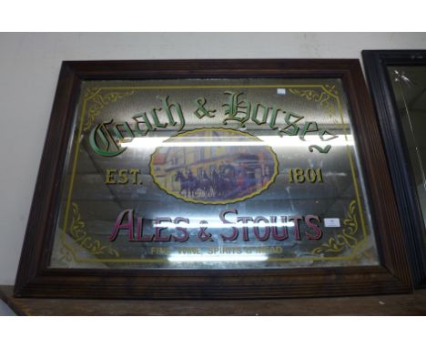 A Coach &amp; Horses pub mirror 
