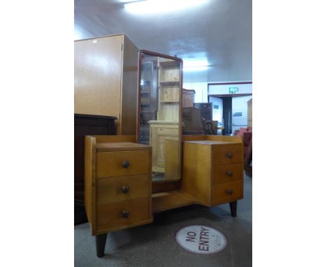 A Gordon Russell light oak dressing table 