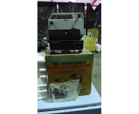 A Hanimex Loadmatic Super 8 Projector *sold untested 