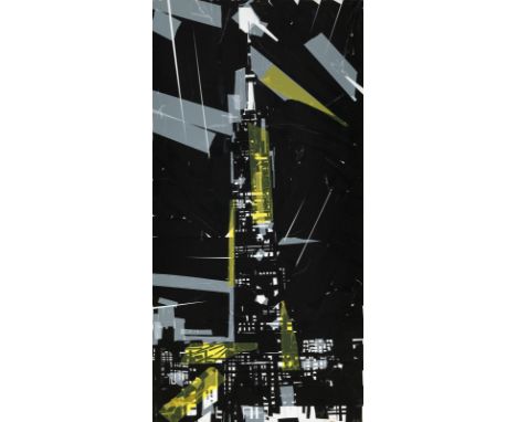 § KOSHLYAKOV, VALERY (B. 1962) A Tower , signed, titled in Cyrillic and dated 2002, and with a pencil sketch on the reverse. 