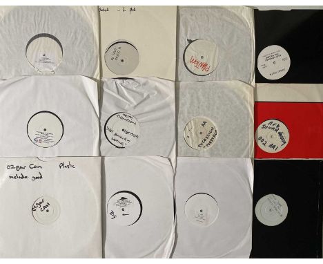 NICK WARREN'S WHITE LABEL ARCHIVE - 12" COLLECTION. Fantastic collection of 68 x 12" white labels / promotional copies / test