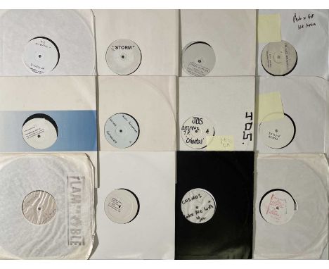 NICK WARREN'S WHITE LABEL ARCHIVE - 12" COLLECTION. Fantastic collection of 68 x 12" white labels / promotional copies / test