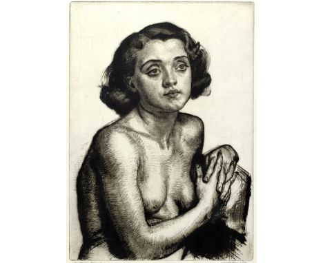 Laura Knight (1877-1970) 'Lilian',1930 artist's proof, signed, titled and  in pencil (in the margin) etching 44cm x 29cm.