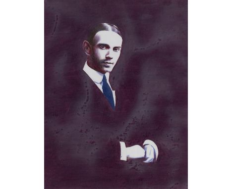 Glynn Boyd Harte (1948-2003) Portrait of Nijinsky signed in pencil watercolour and pencil 49cm x 38cm. Information: The drawi