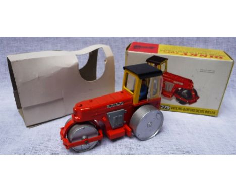 DINKY TOYS: AN AVELING-BARFORD DIESEL ROLLER (279) (Boxed and with cardboard inside)