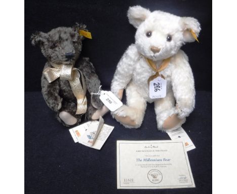 STEIFF: 'THE MILLENNIUM BEAR' (with certificate) and 'Classic 1920' bear (2)