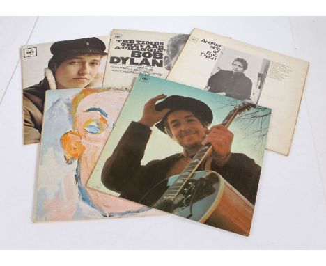 5 x Bob Dylan LPs. Bob Dylan (620220). Bob Dylan - The Times They Are A-Changin' (62251). Another Side Of Bob Dylan (62429). 