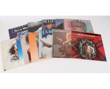 11 x Mixed Pop/Rock LPs. David Bowie - The World Of David Bowie (SPA 58). Rita Collidge - The Very Best Of. Bryan Ferry - In 