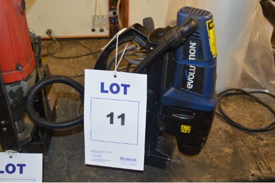 Lot 11 - Evolution EVO 42 110v Magnetic Drill (spares or repair)