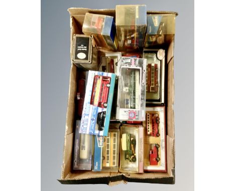 A collection of die cast vehicles including limited editions, Eddie Stobart Corgi examples, Models of Yesteryear etc.
