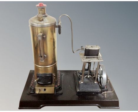 A live steam model engine
