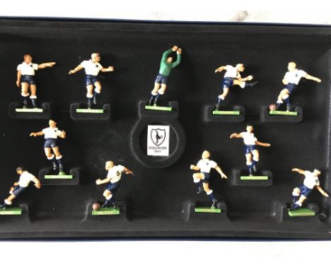 Tottenham 60/61 Double Winners Boxed Football Figures: All 11 heavy metal players are named at base with a number to back of 