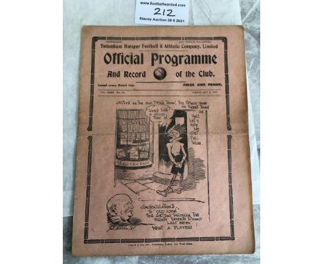 1936/37 Tottenham v Northfleet United Friendly Football Programme: Good condition with fold, score and team change inside. To